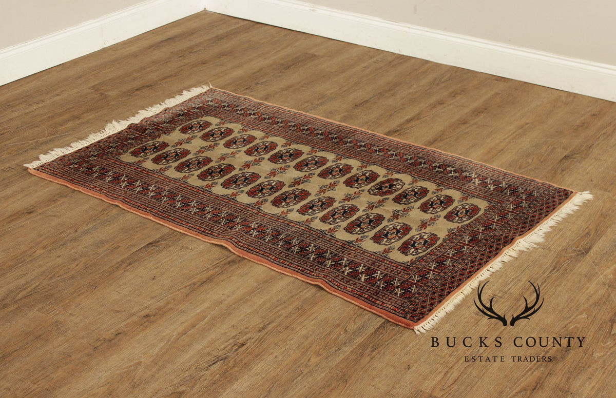 Pakistani Bokhara Wool Area Rug