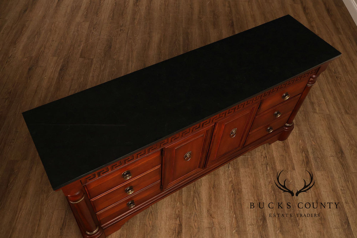 Stanley Regency Style Mahogany Triple Dresser