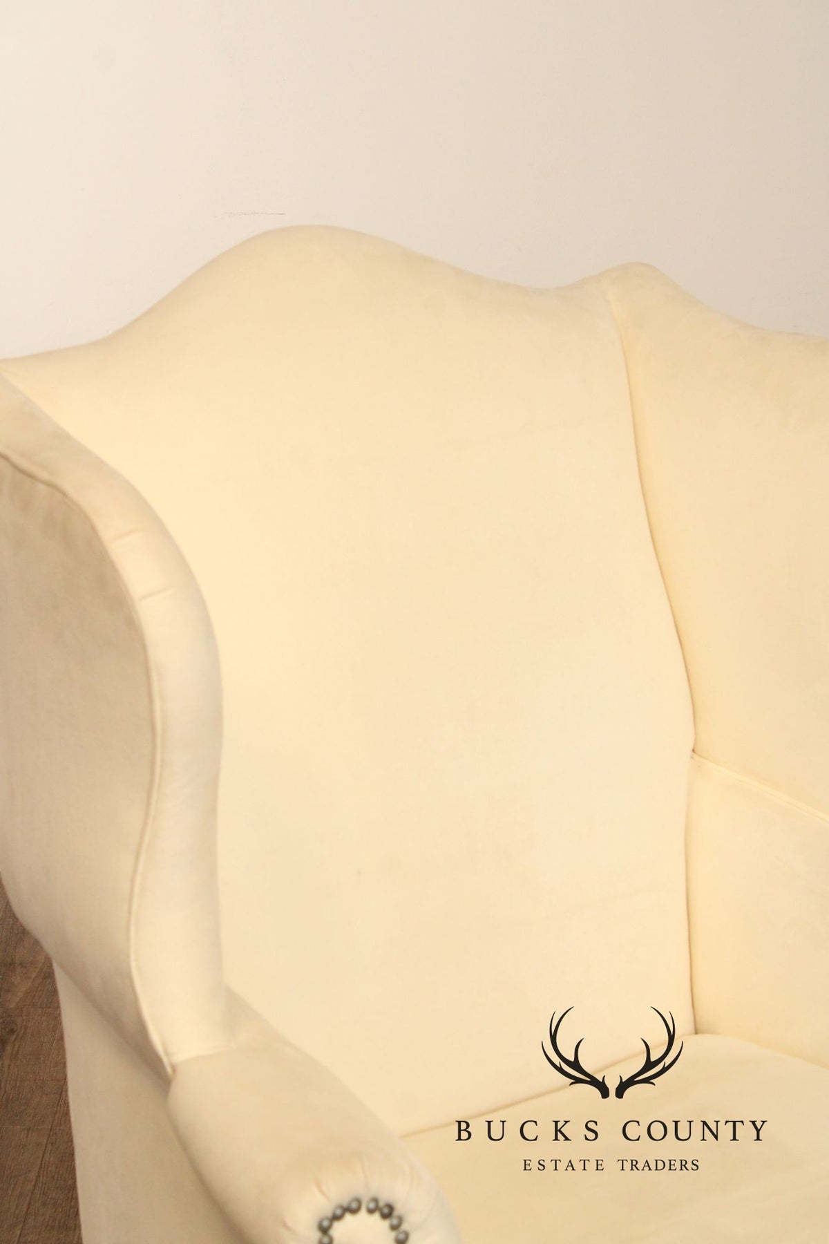 Kittinger Chippendale Style Mahogany Wing Chair
