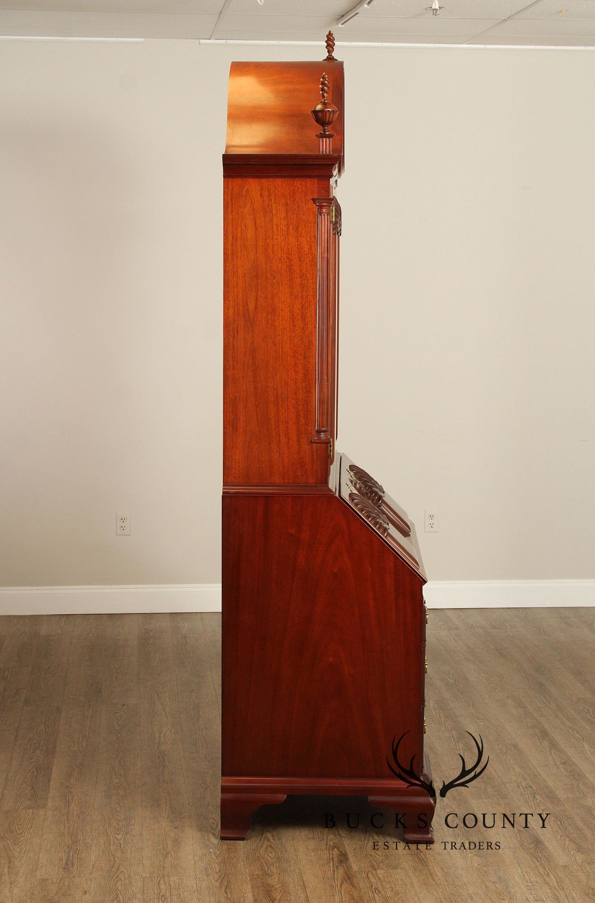 Kindel Winterthur Reproduction Mahogany Secretary Desk