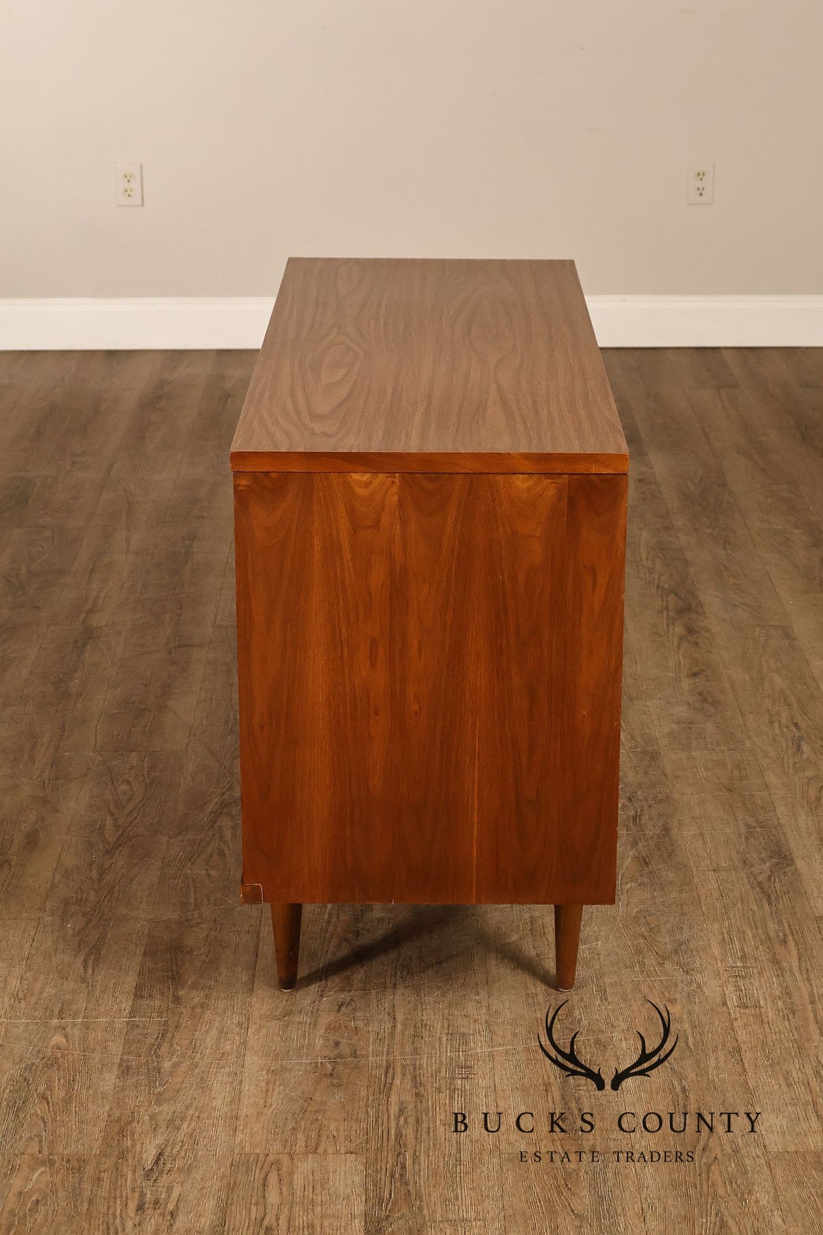 Johnson Carper Mid Century Modern Walnut Desk