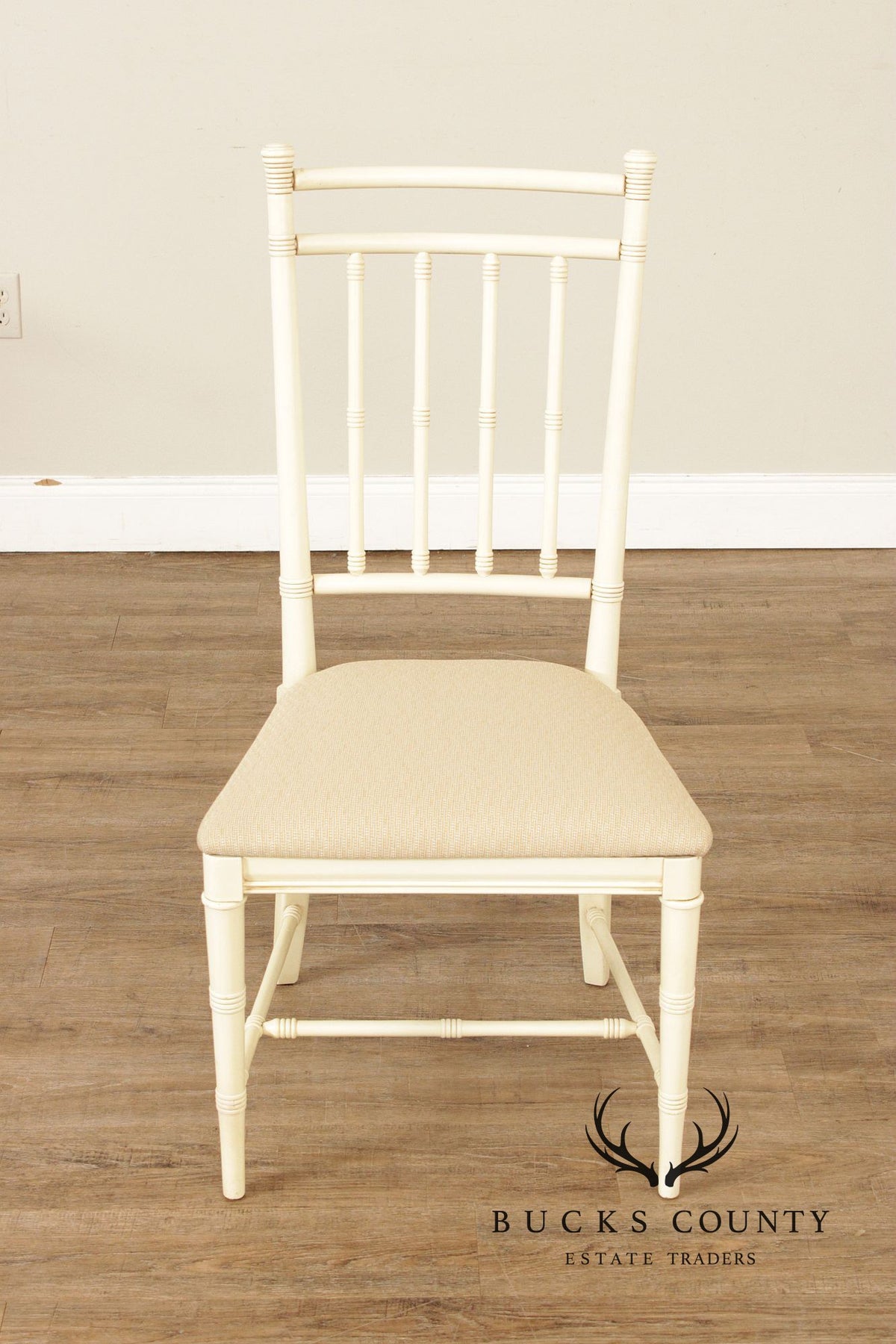 Drexel Heritage Vintage Faux Bamboo Side Chair