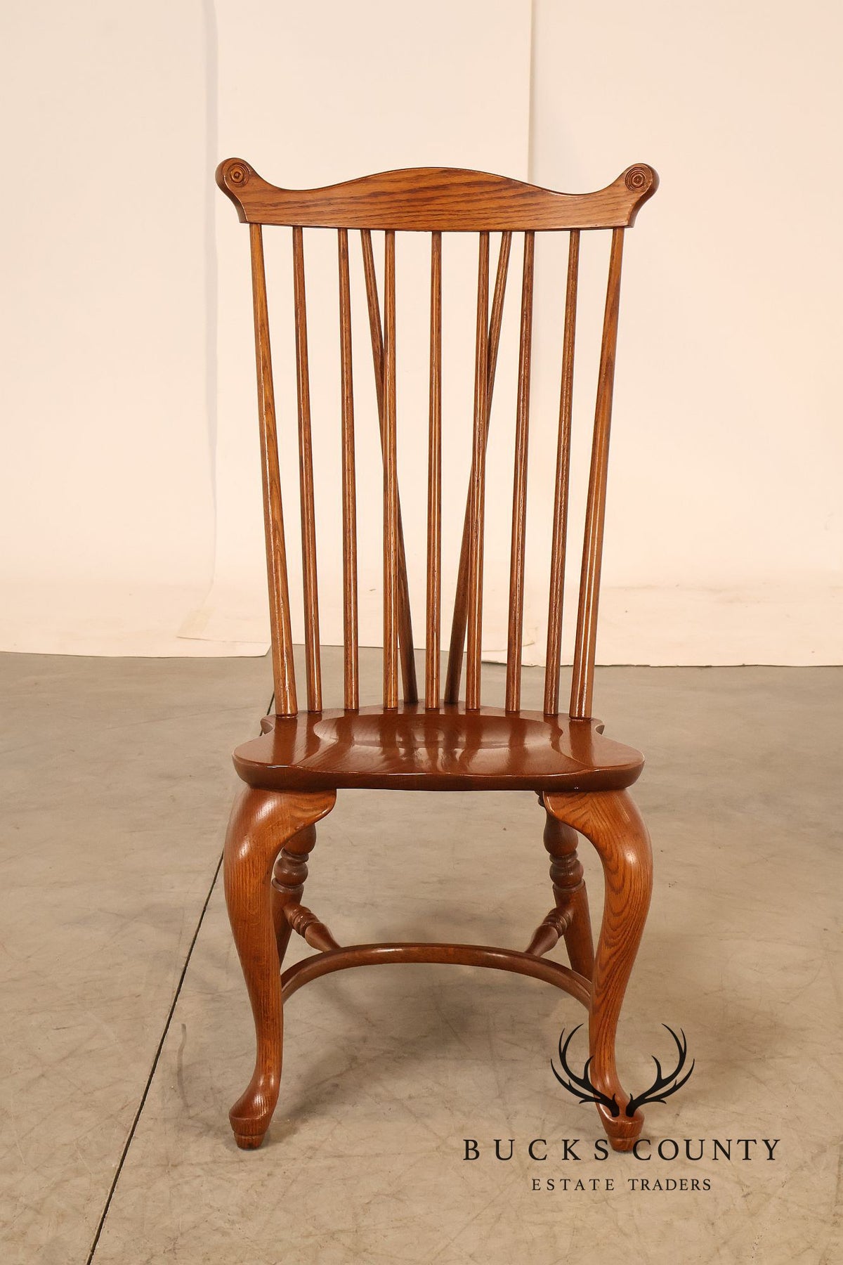 Richardson Brothers Pair Of Welsh Style Oak Side Chairs
