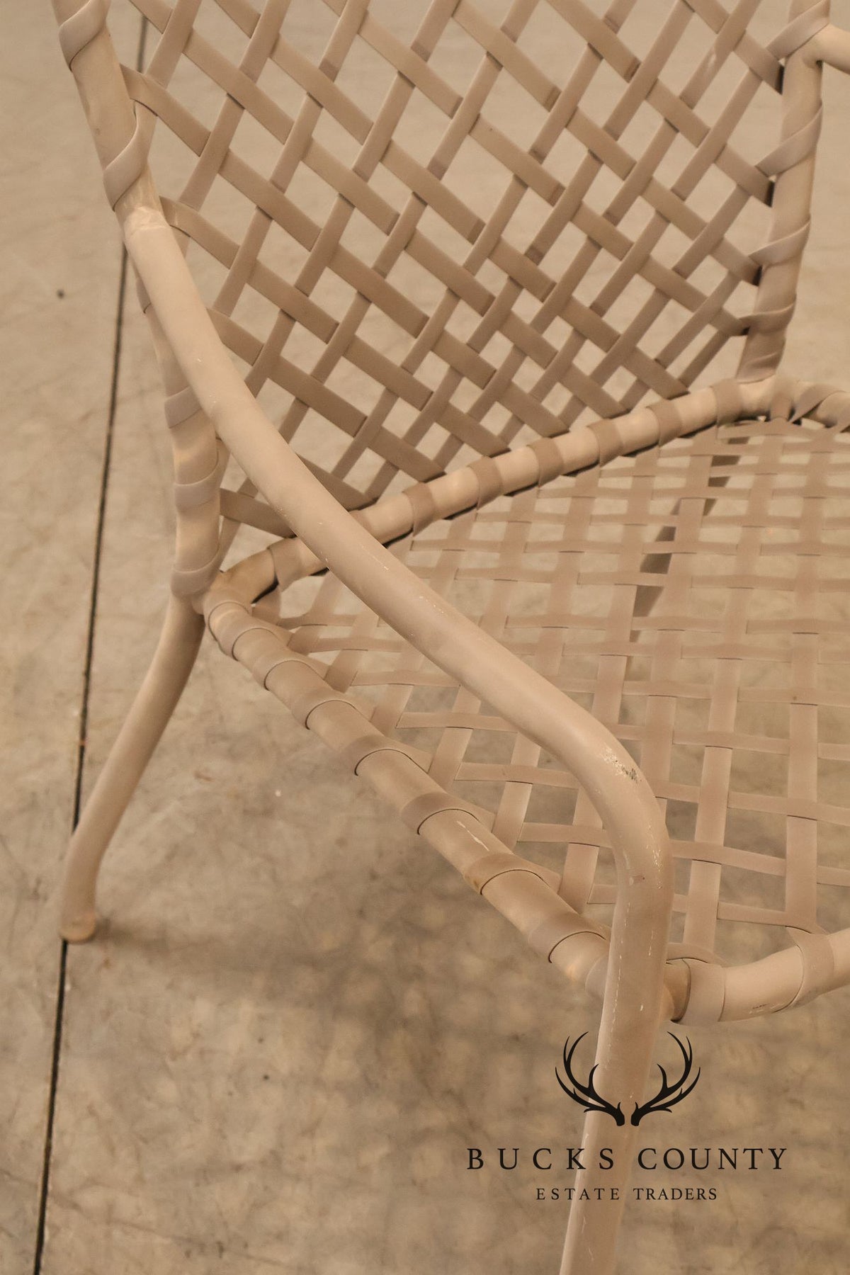 Brown Jordan Mid Century Modern Pair of 'Tamiami' Outdoor Armchairs