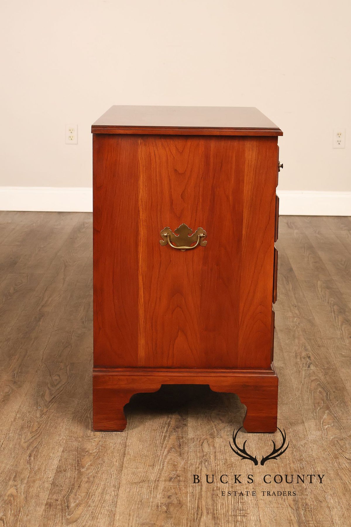 Henkel Harris Chippendale Style Cherry Bachelor's Chest