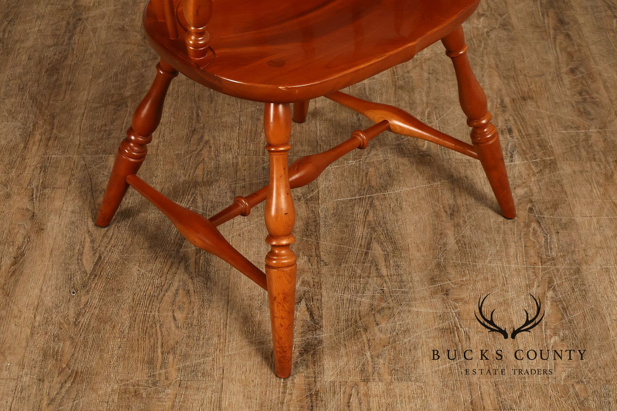 Duckloe Brothers Pair of Cherry Windsor Armchairs