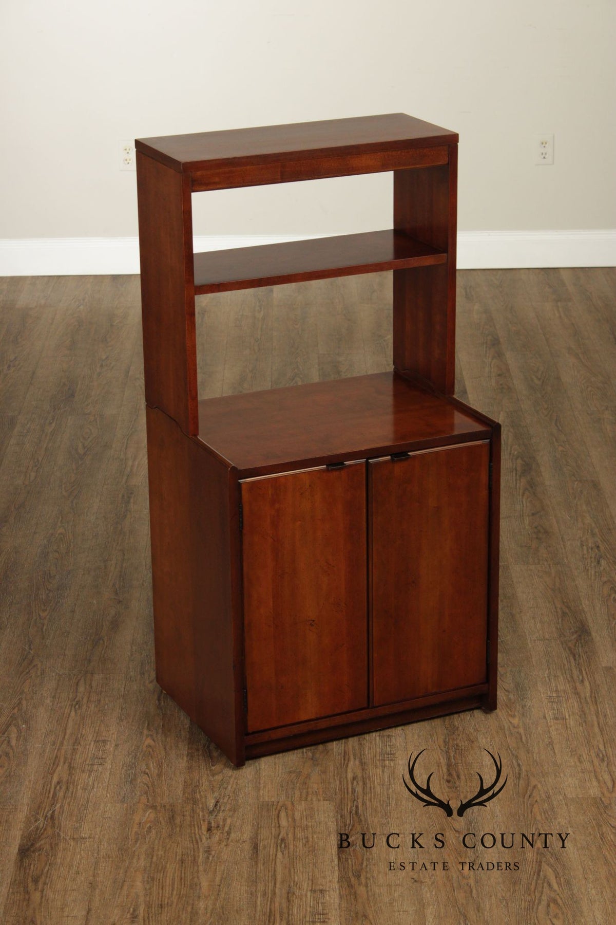 Mid Century Modern Pair of Stacking Bookcases
