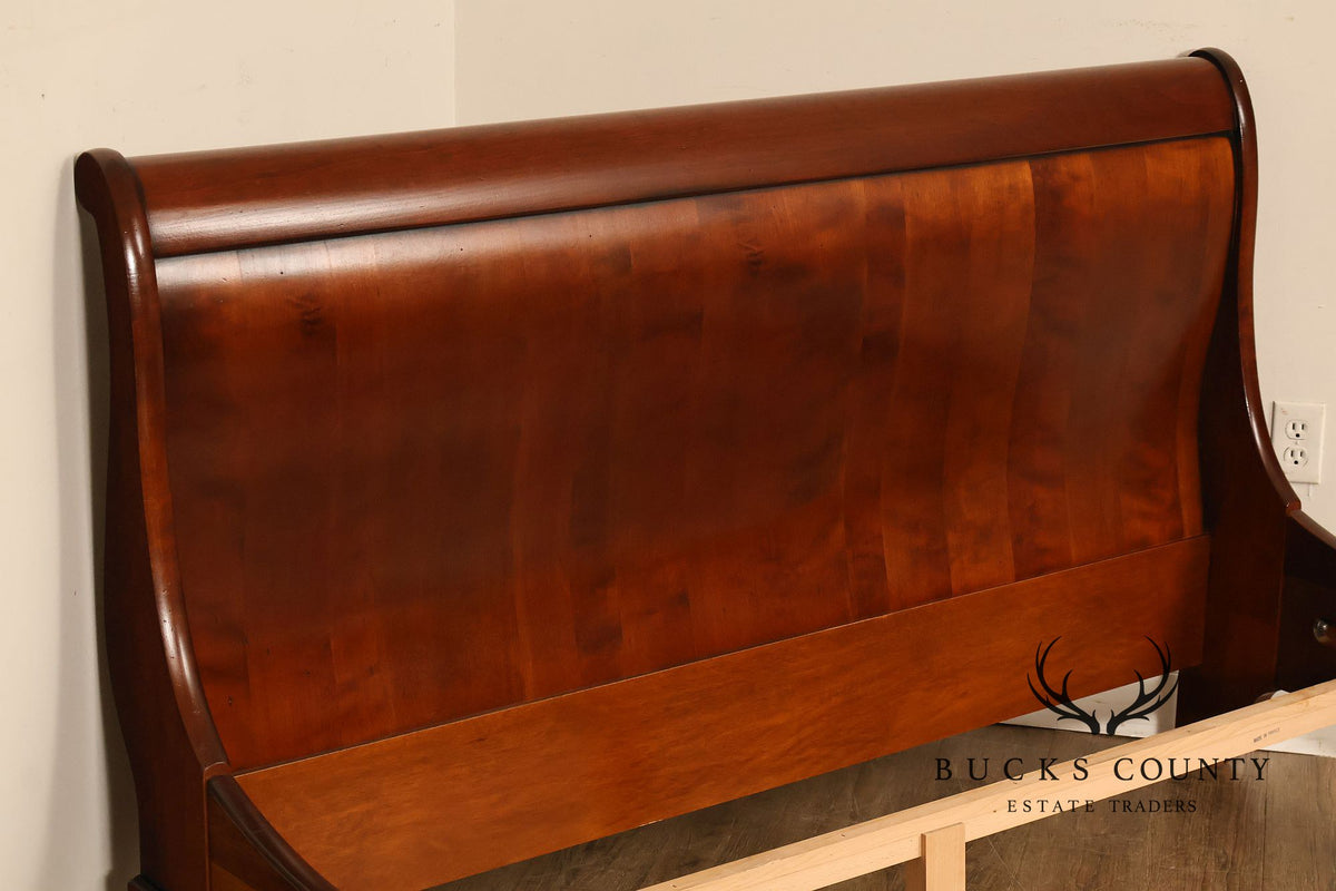 Grange Louis Philippe Style Queen Cherry Sleigh Bed