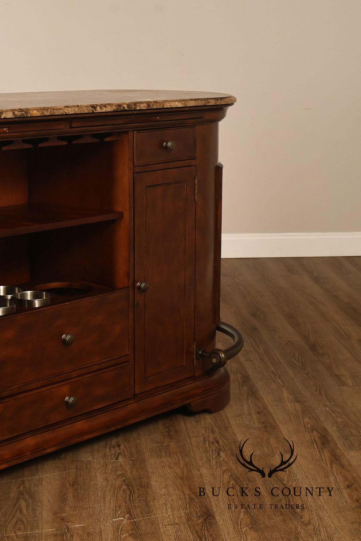 Howard Miller Wine & Spirits Collection Marble Top Bar Cabinet