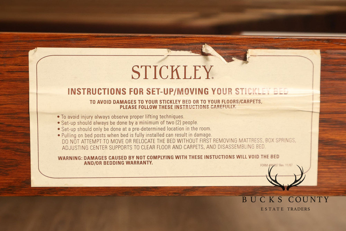 Stickley Antiquities Collection Mission Oak Twin Bed
