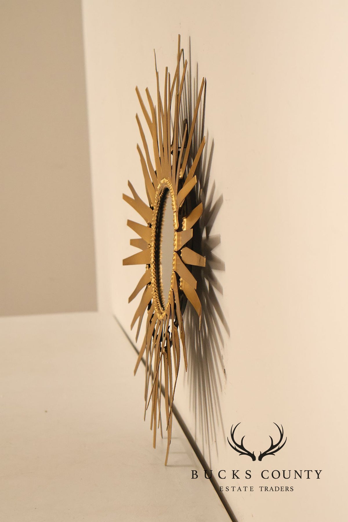 Mid Century Modern Style Sunburst Accent Mirror