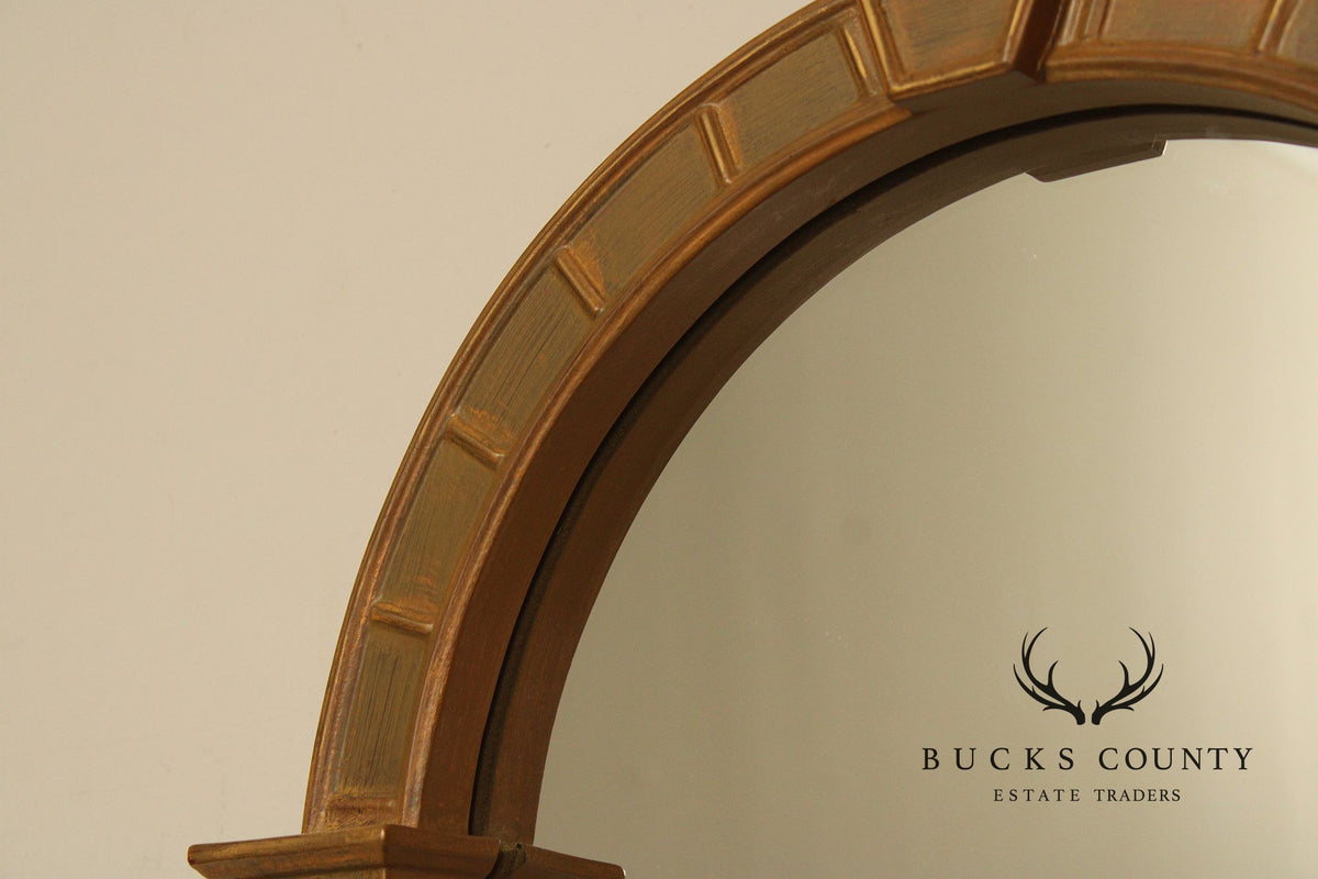 Uttermost Italian Baroque Style Arched Wall Mirror