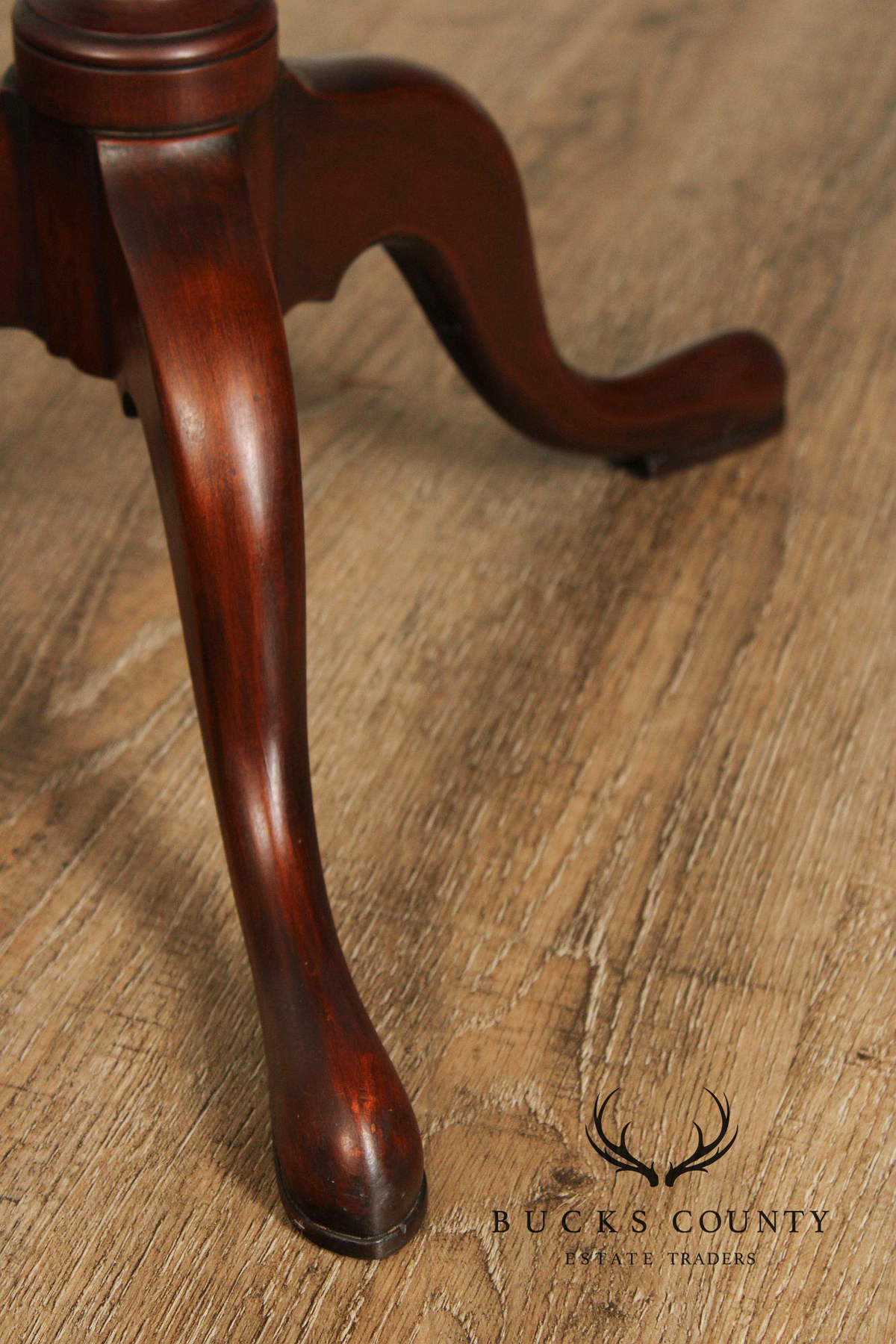 Robert Whitley Queen Anne Style Cherry Candle Stand