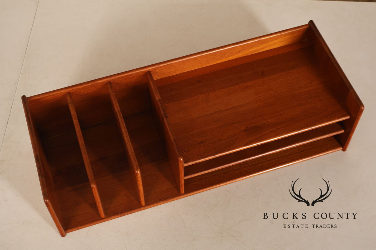 Nordisk Andels-Eksport Danish Modern Teak Desk Organizer
