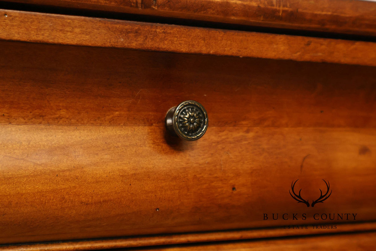 Ethan Allen 'Townhouse' Burlwood Double Dresser