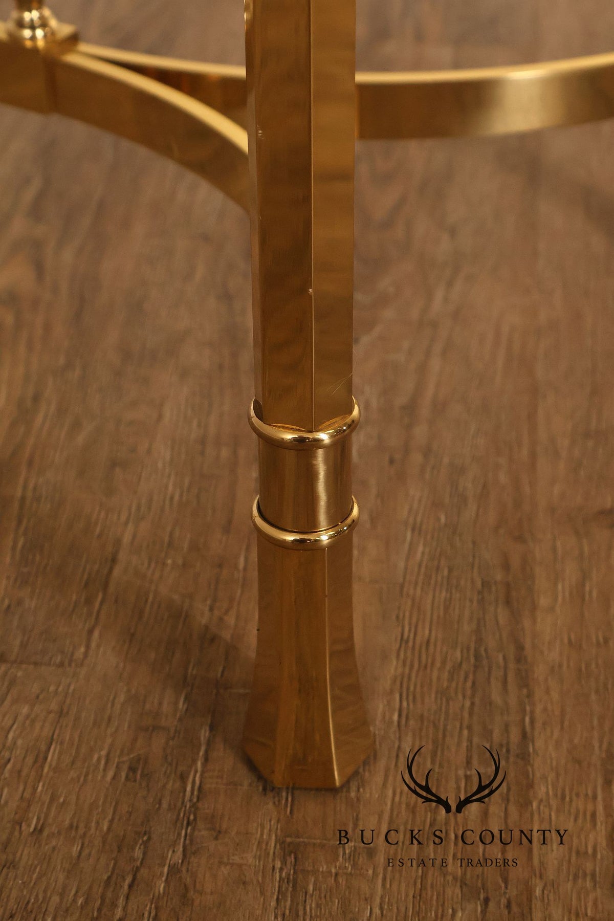Italian Modern Pair of Sculpted Brass Ottomans