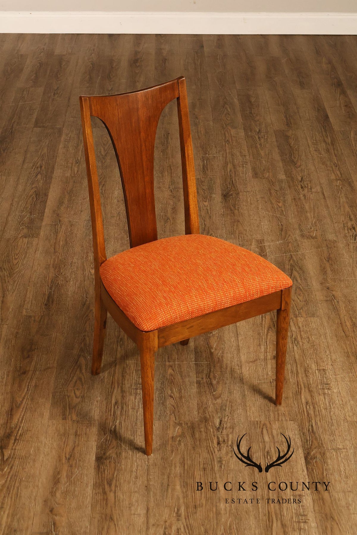 Broyhill 'Brasilia' Mid Century Modern Set of Four Walnut Dining Chairs