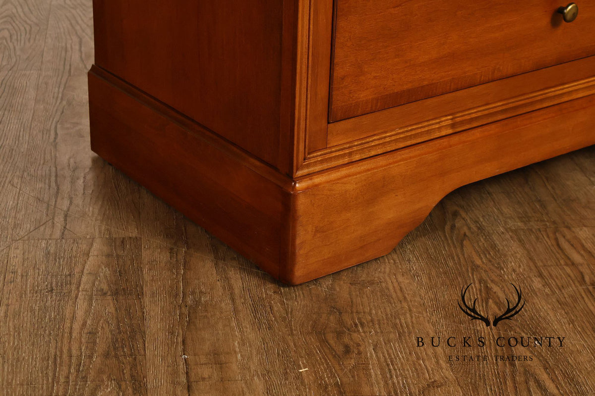HPL Shermag Louis Philippe Style Cherry Eight-Drawer Dresser