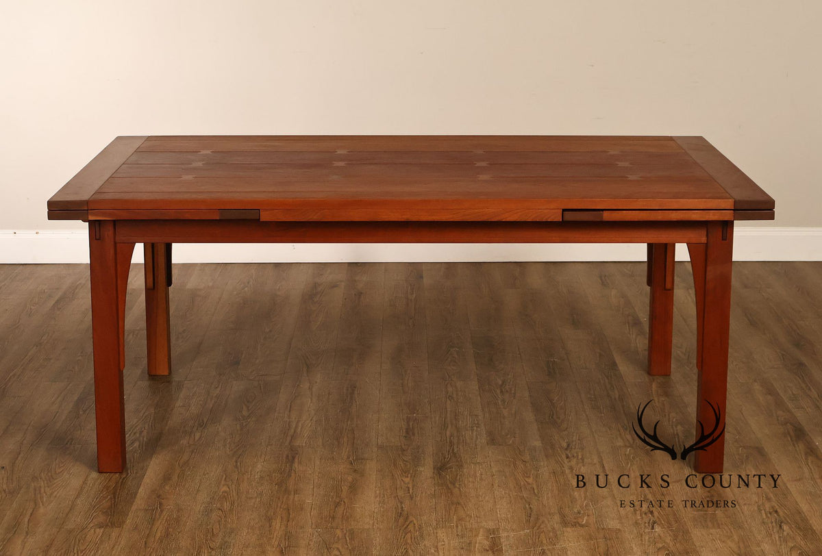 Stickley Mission Collection Cherry Draw Top Extension Dining Table