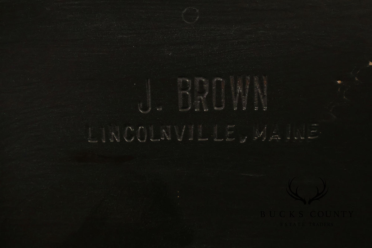 James Brown Ebonized Windsor Armchair Replica Windsor