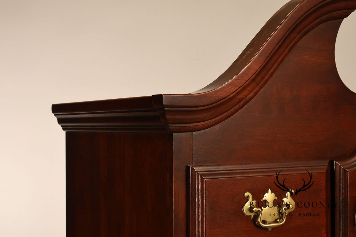 Sumter Cabinet Co. Queen Anne Style Cherry Highboy Dresser