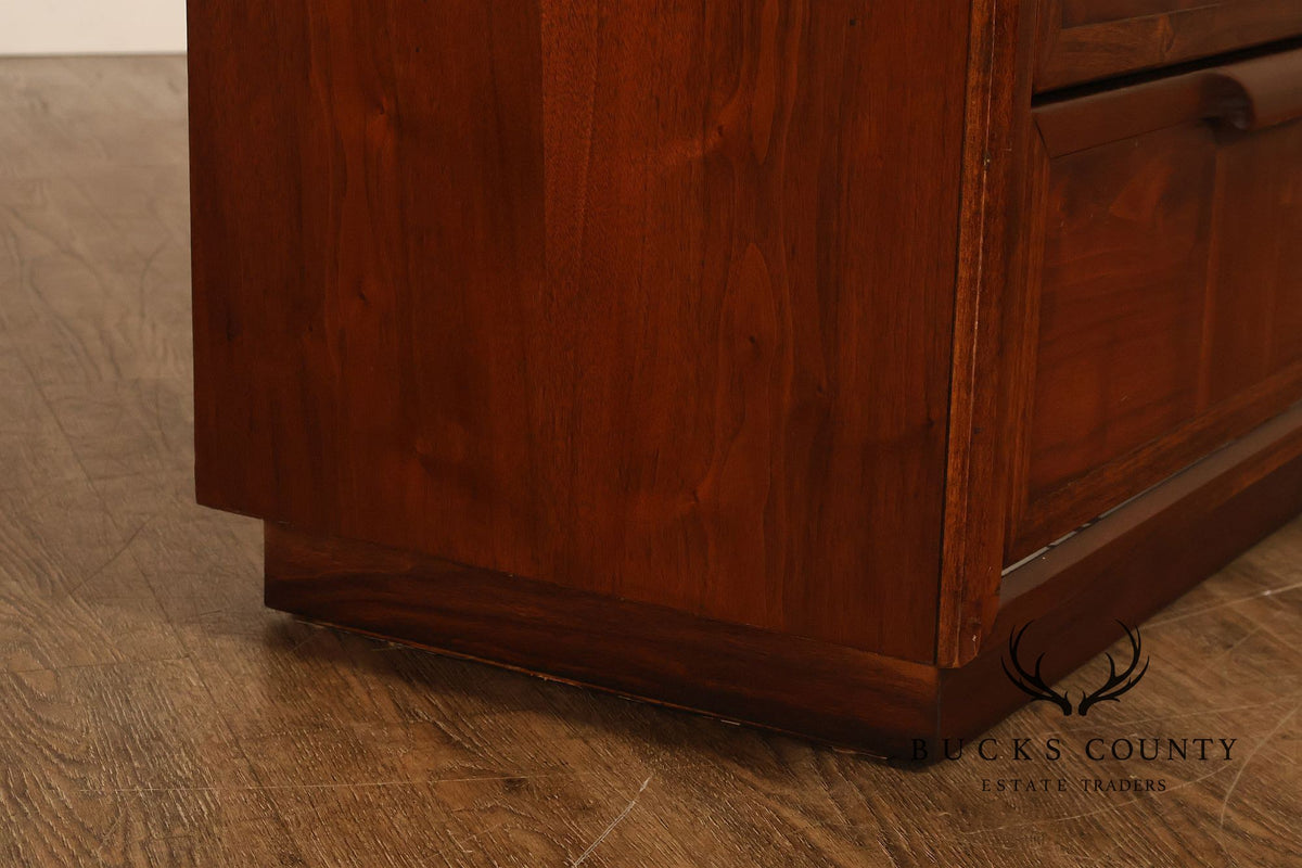 Mid Century Modern Two-Drawer Nightstand