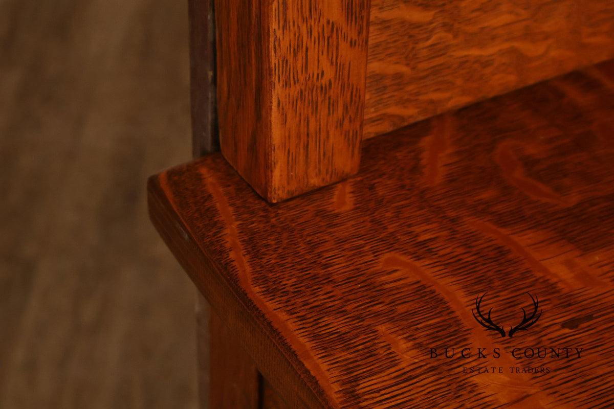 L. & J.G. Stickley Onondaga Period Oak Dresser With Mirror