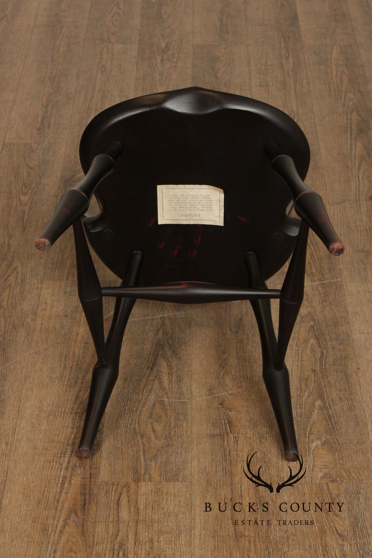D.R. Dimes Ebonized Windsor Chair