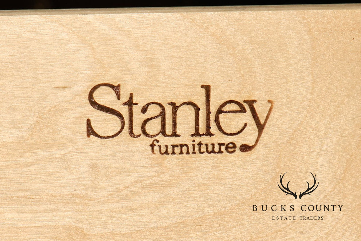 Stanley Furniture Traditional Carved Cherry Bedroom Storage Armoire