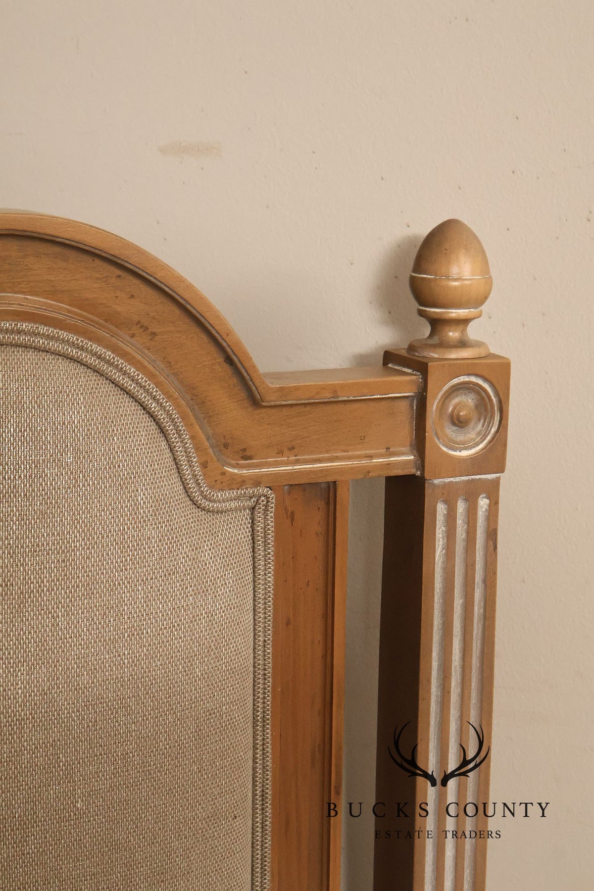 Ethan Allen King 'Allesandra' Upholstered Bed Frame