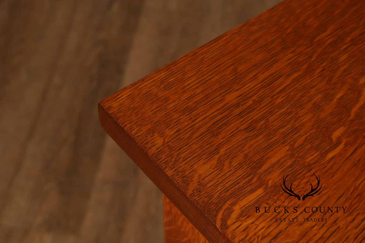 Stickley Mission Collection Oak Executive Desk