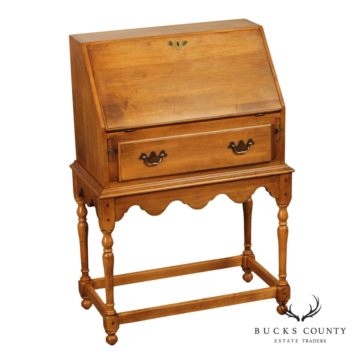 Ethan Allen 'Circa 1776' Maple Slant Front Writing Desk