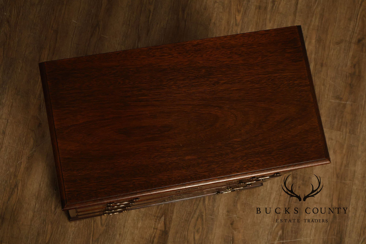 Chippendale Style Mahogany Bedside Chest