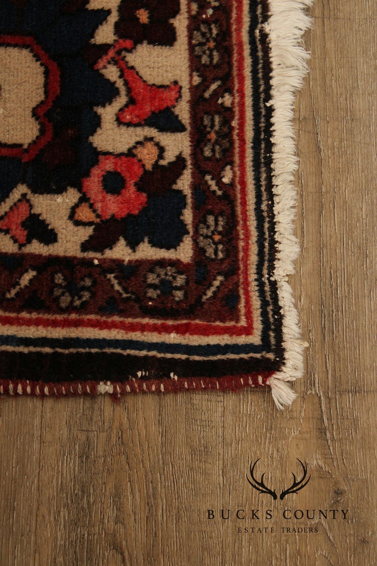 Vintage Persian Hand Knotted Heriz Area Rug 8' 9" x 11' 11"