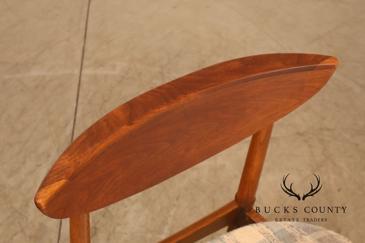 Lane Perception Mid Century Modern Walnut Side Chair