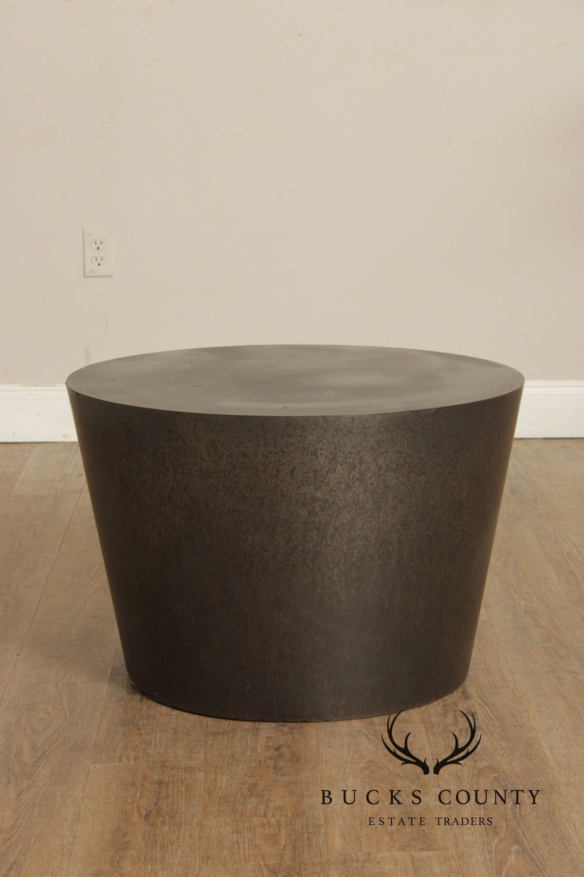 Modern Patinated Steel Coffee Table