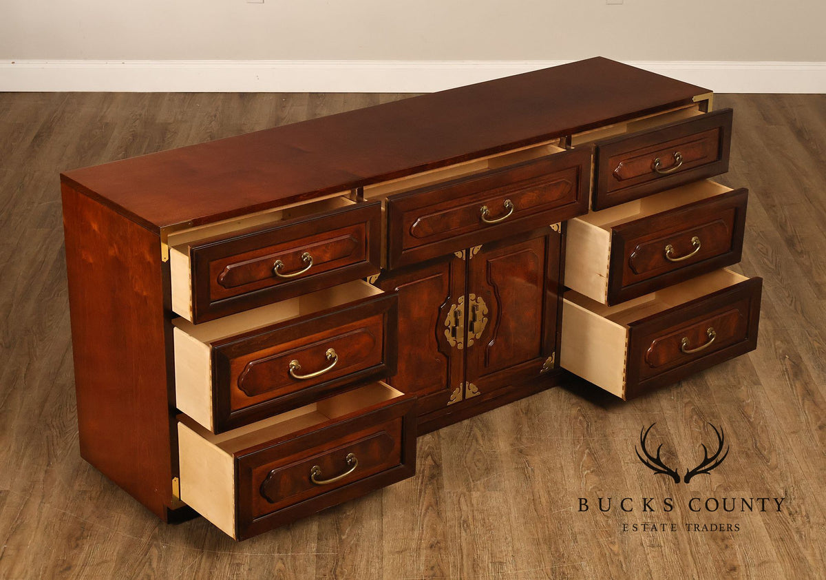 Bernhardt Vintage Campaign Style Door Chest