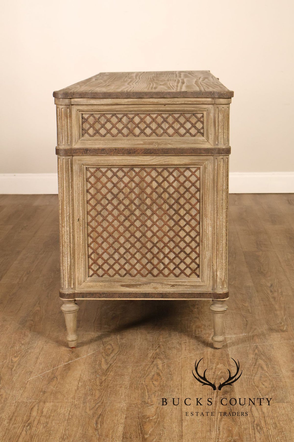 Restoration Hardware Treillage Collection Louis XVI Style Latticework Double Dresser