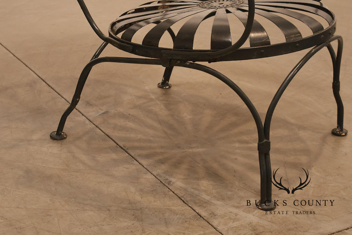 Francois Carre Outdoor Patio Sunburst Armchair