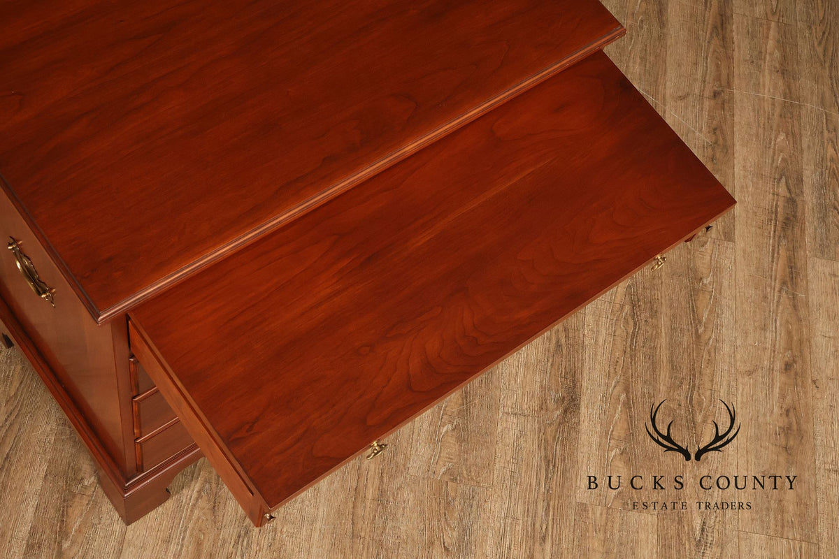Henkel Harris Chippendale Style Cherry Bachelor's Chest