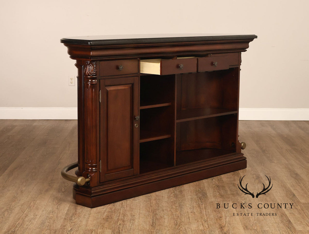 American Heritage Granite Top Dry Bar