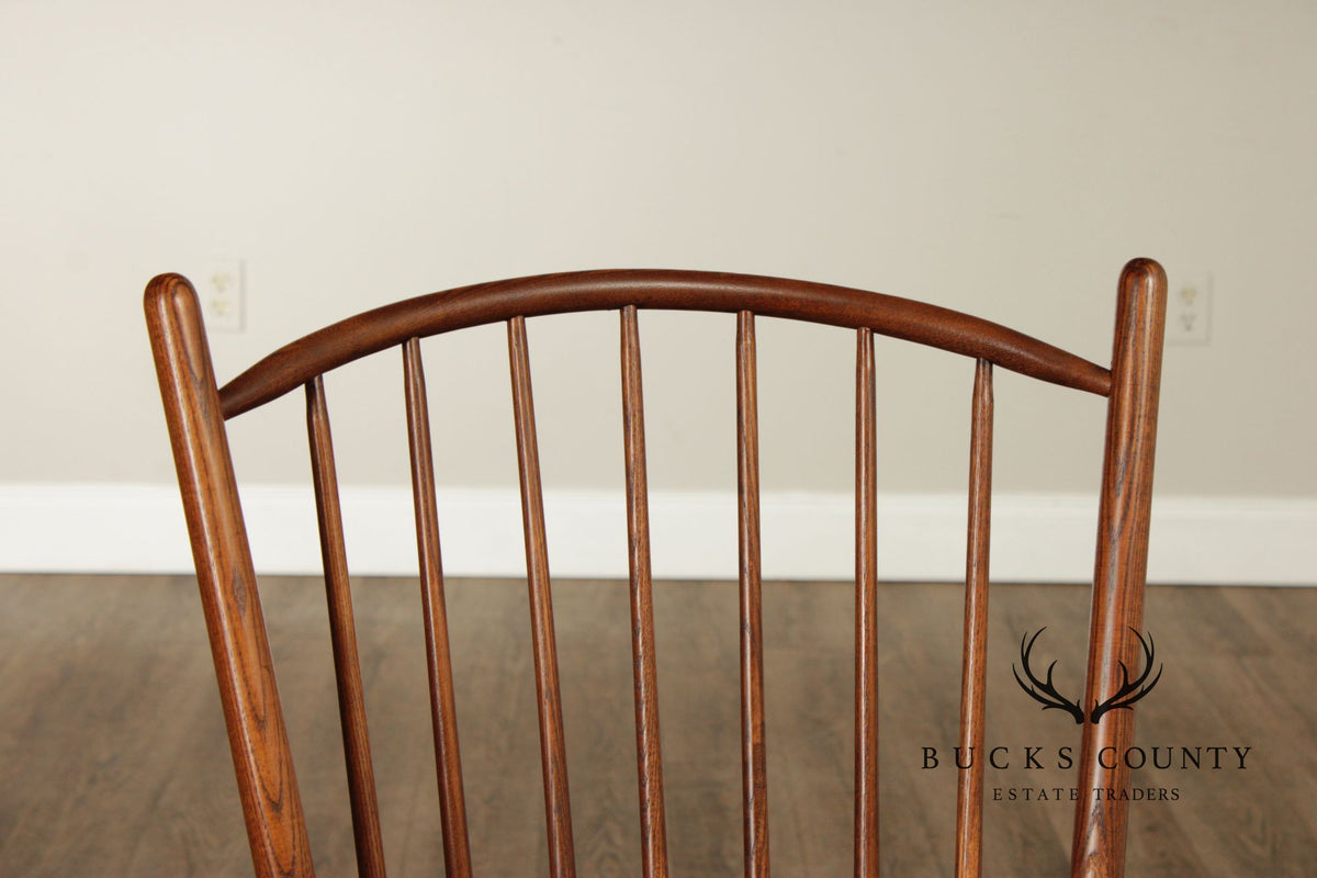 S. Bent Bros. Pair of Oak Windsor Side Chairs