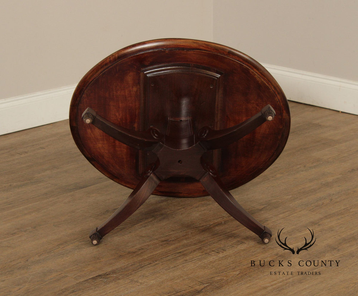 1940's Regency Style Two-Tier Mahogany Dumbwaiter