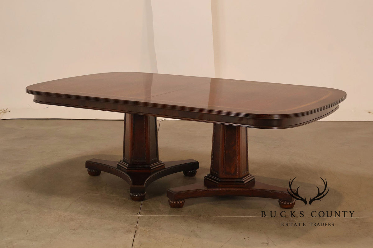Henredon Historic Natchez Collection Mahogany Extendable Dining Table