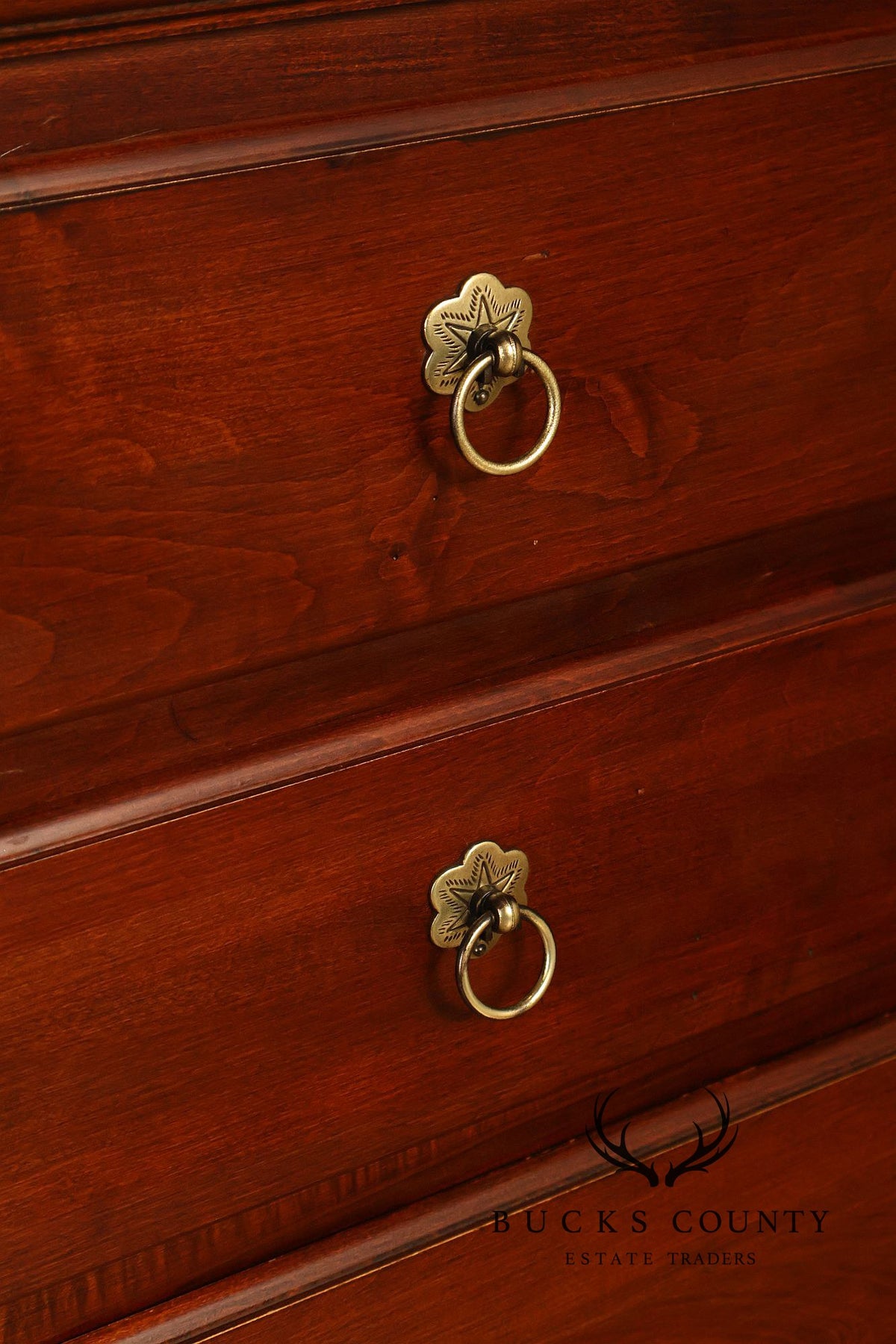 Ethan Allen 'British Classics' Maple And Birch Tall Dresser
