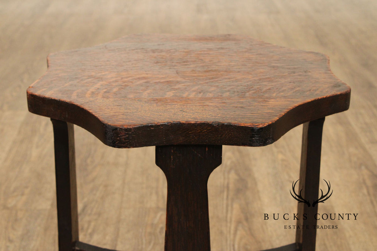 Grand Rapids Arts & Crafts Antique Oak Tabouret