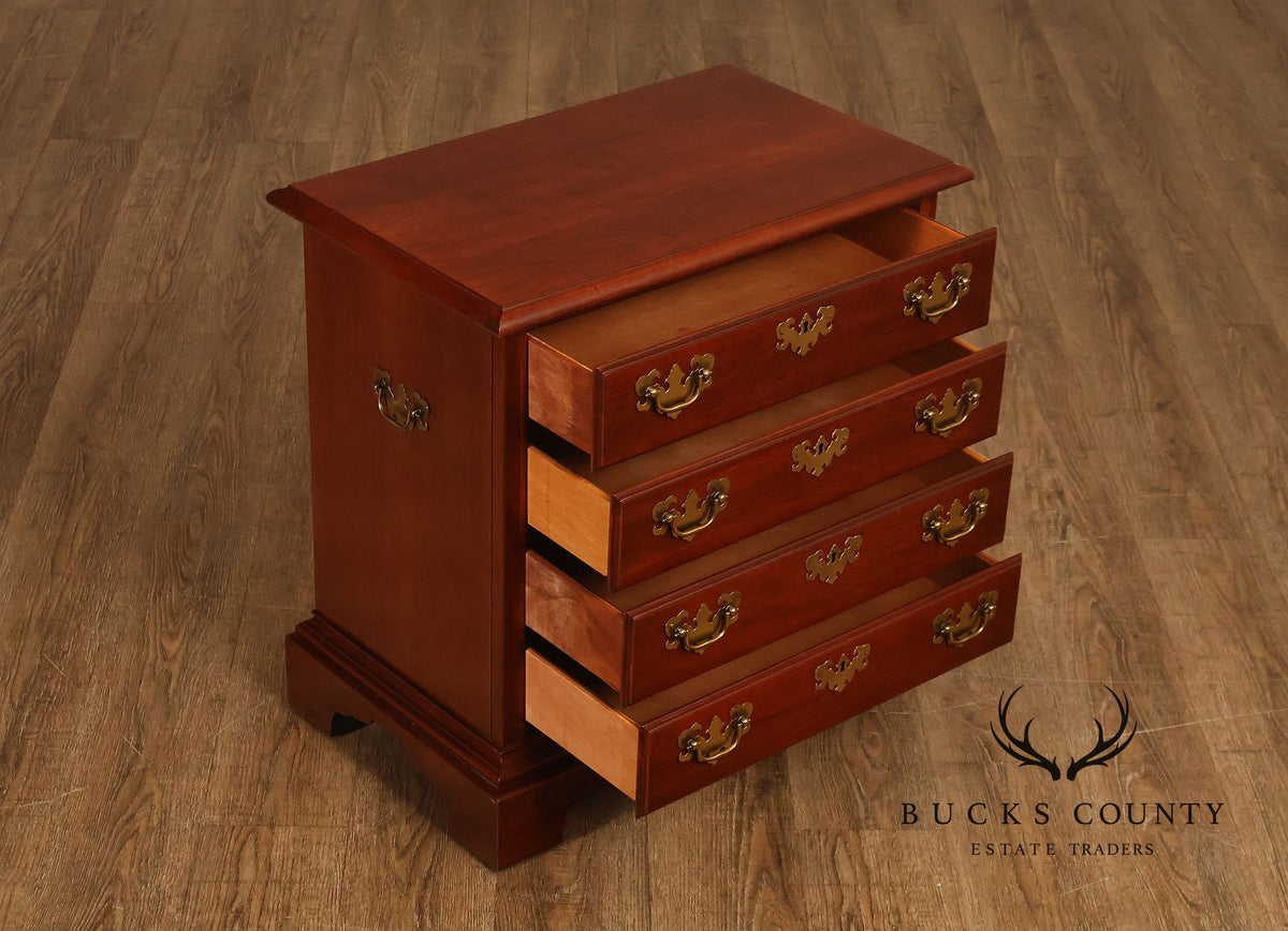 American Drew Traditional Cherry Four Drawer Bachelor's Chest