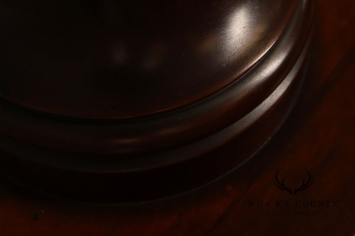 Baroque Revival Style Mahogany Carved Pedestal Stand