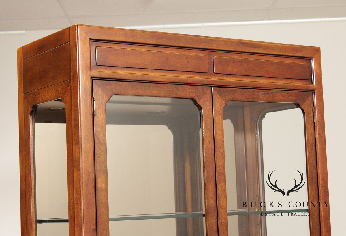 Henredon 'Folio 16' Asian Inspired Display Cabinet