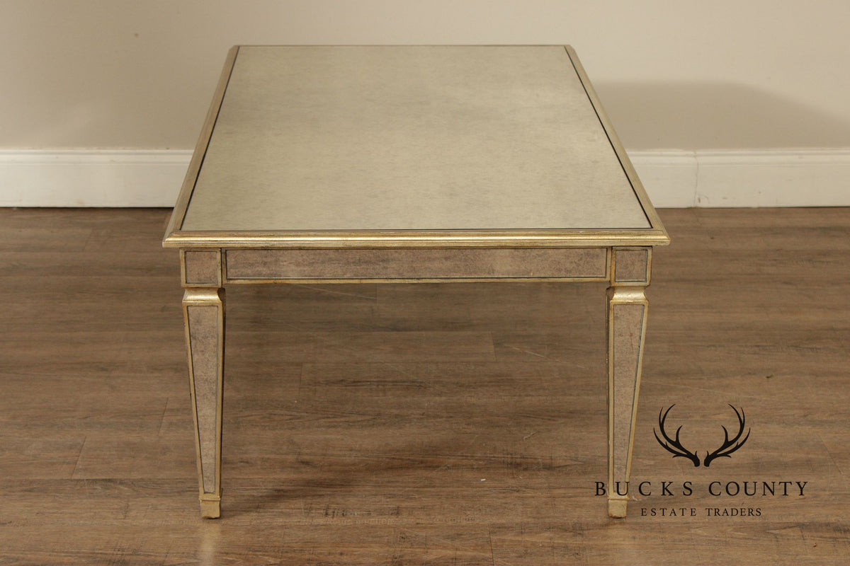 Ethan Allen Hollywood Regency Mirrored Coffee Table